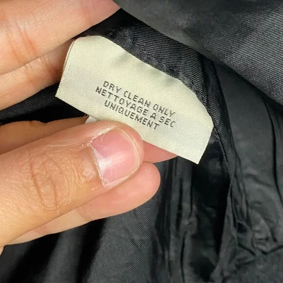 Ralph Lauren Denim & Supply Women's Cropped Black Peacoat Size Large/XLarge - Picture 9 of 10